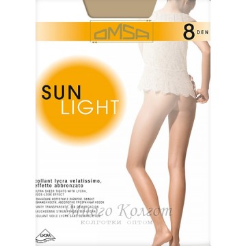 Тонкие колготки оптом OMSA Sun Light 8 